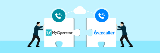 Truecaller and MyOperator integration [Illustration by MyOperator]