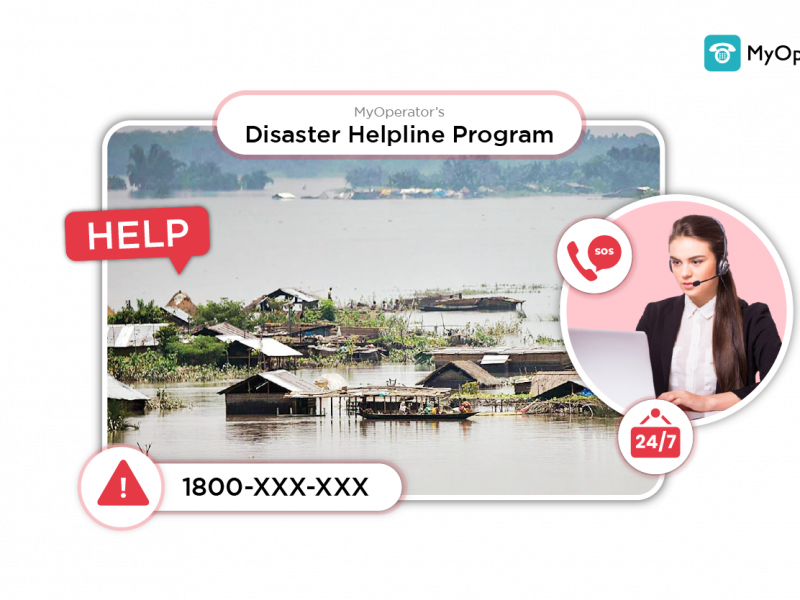 MyOperator’s Free Disaster Helpline Program: An initiative to help NGOs reach out