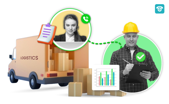 Effective call handling with IVR phone system for logistics companies