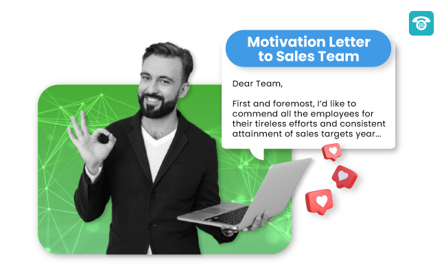 How to write a motivation letter to sales team