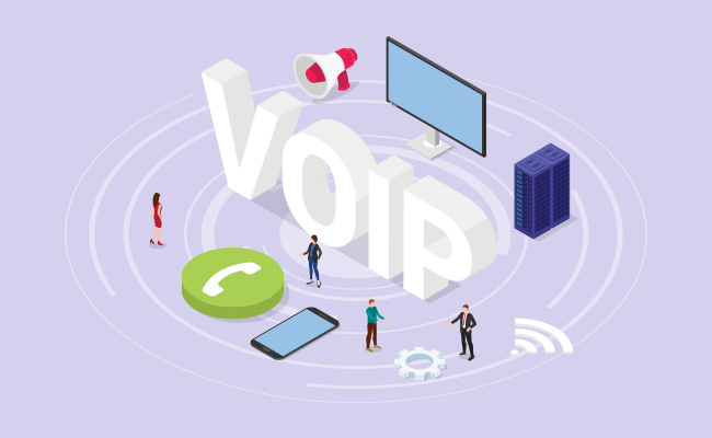 Cloud-hosted VoIP