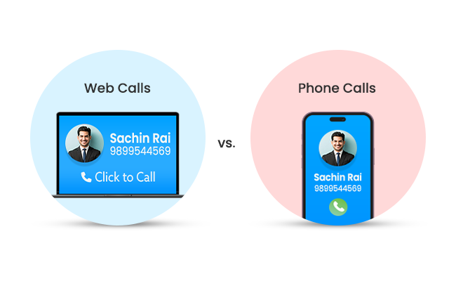 web calls vs phone calls