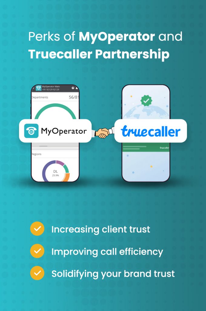MyOperator & Truecaller for Business Partnership