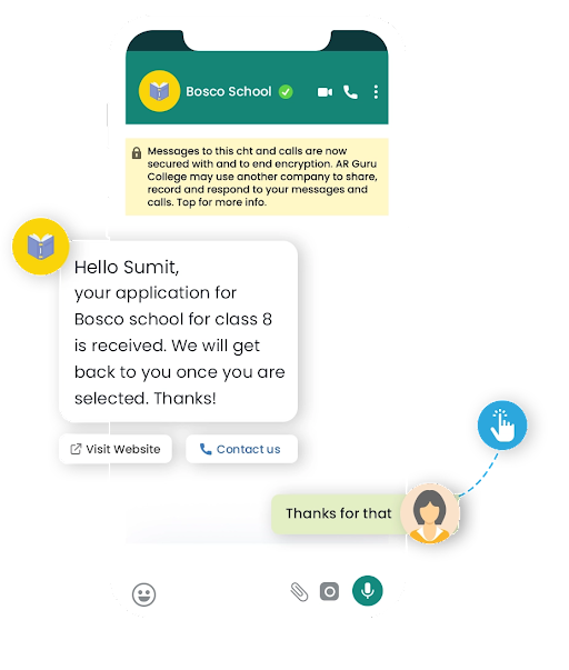 My Operator WhatsApp Chatbot for education