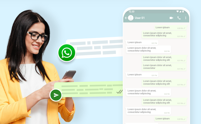 Responding Customer Queries through WhatsApp