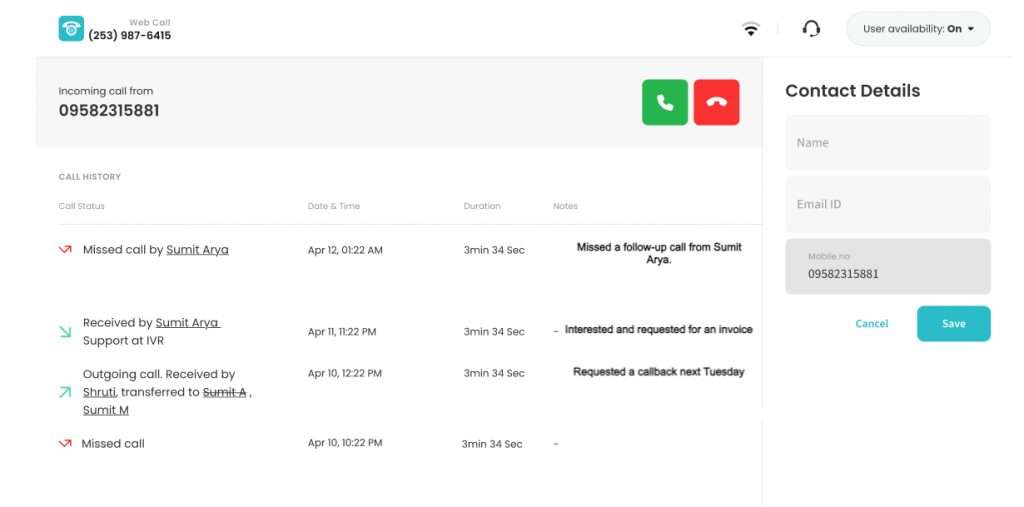 Evolution of Web Calls