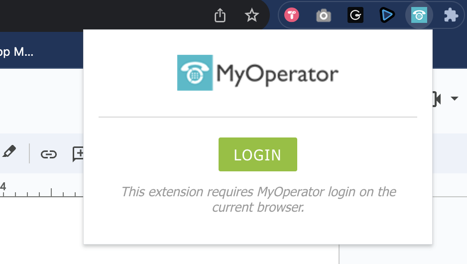 MyOperator's Account login