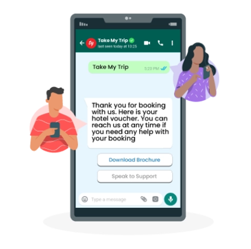 Customer Service Communication with WhatsApp