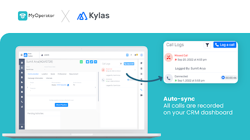 Benefits of the MyOperator and Kylas integration
