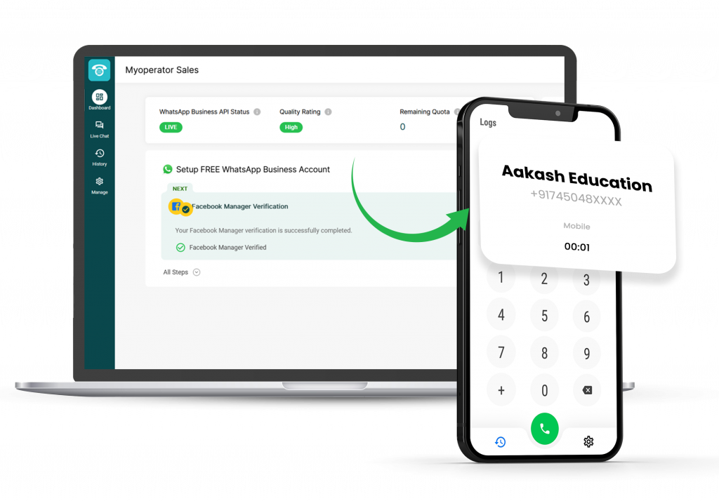 Aakash education whatsapp solution