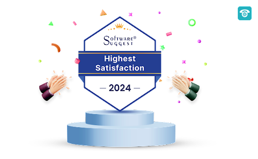Celebrating Customer Happiness: MyOperator Wins ‘Highest Satisfaction’ Badge From Software Suggest