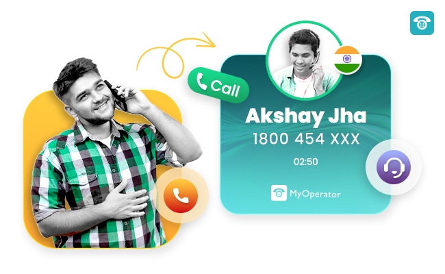 How to get 1800 number in India