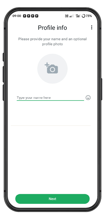 WhatsApp Profile Setup