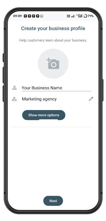 WhatSApp Business App Profile Setup