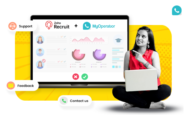 ZOHO & MyOperator for Recruiting